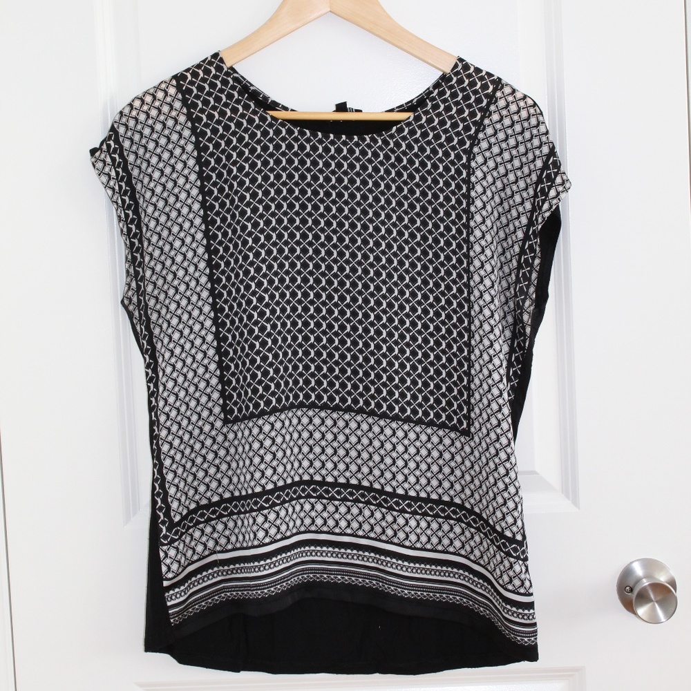 Black & White | The Limited | Blouse